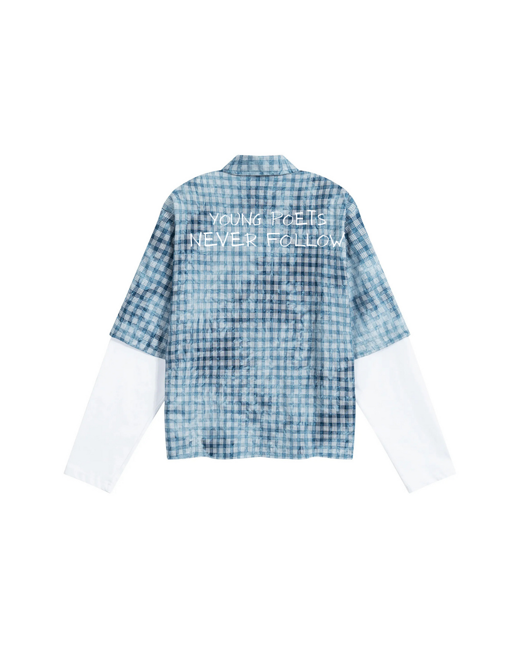 Thin Plaid Sleeve Shirt