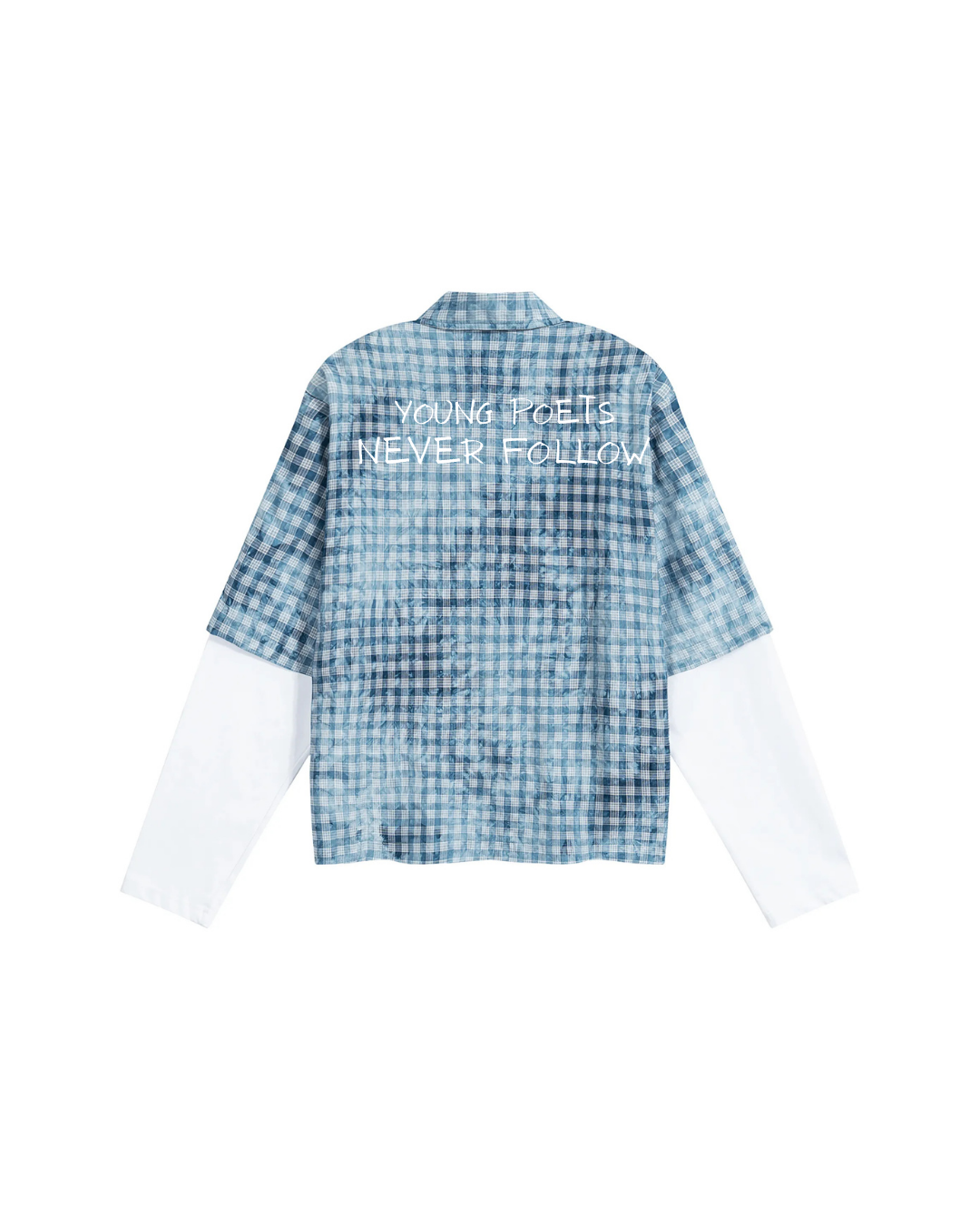 Thin Plaid Sleeve Shirt