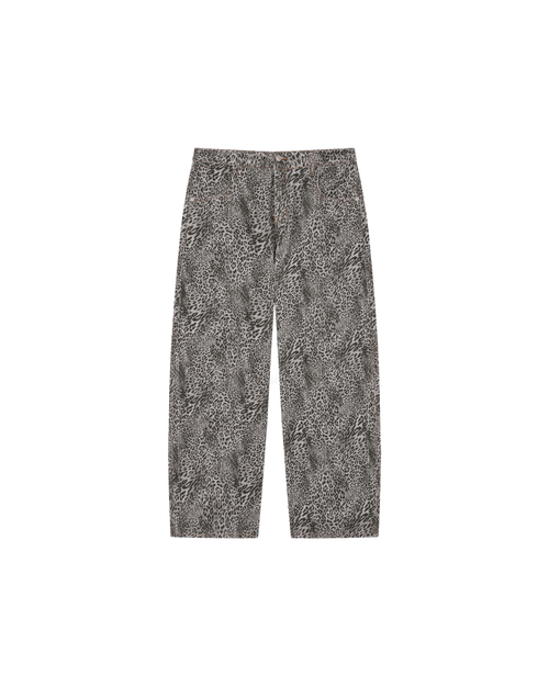 Cheetah Wide Leg Pants Summer Thin