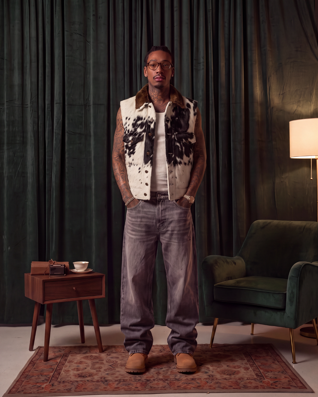 Cowhide Vest