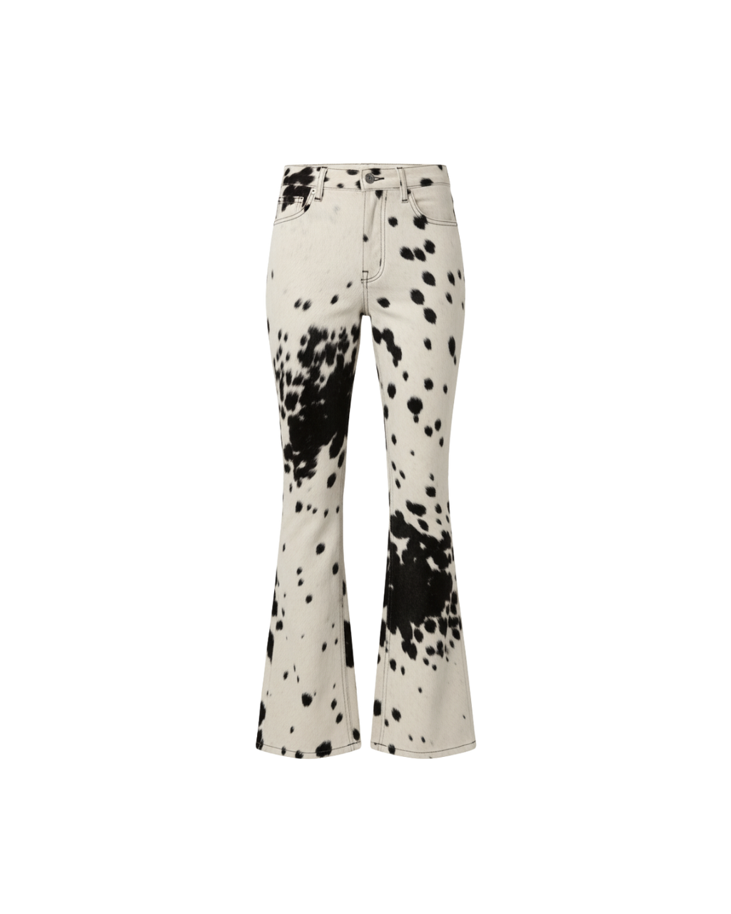 Cowhide Flared Pants