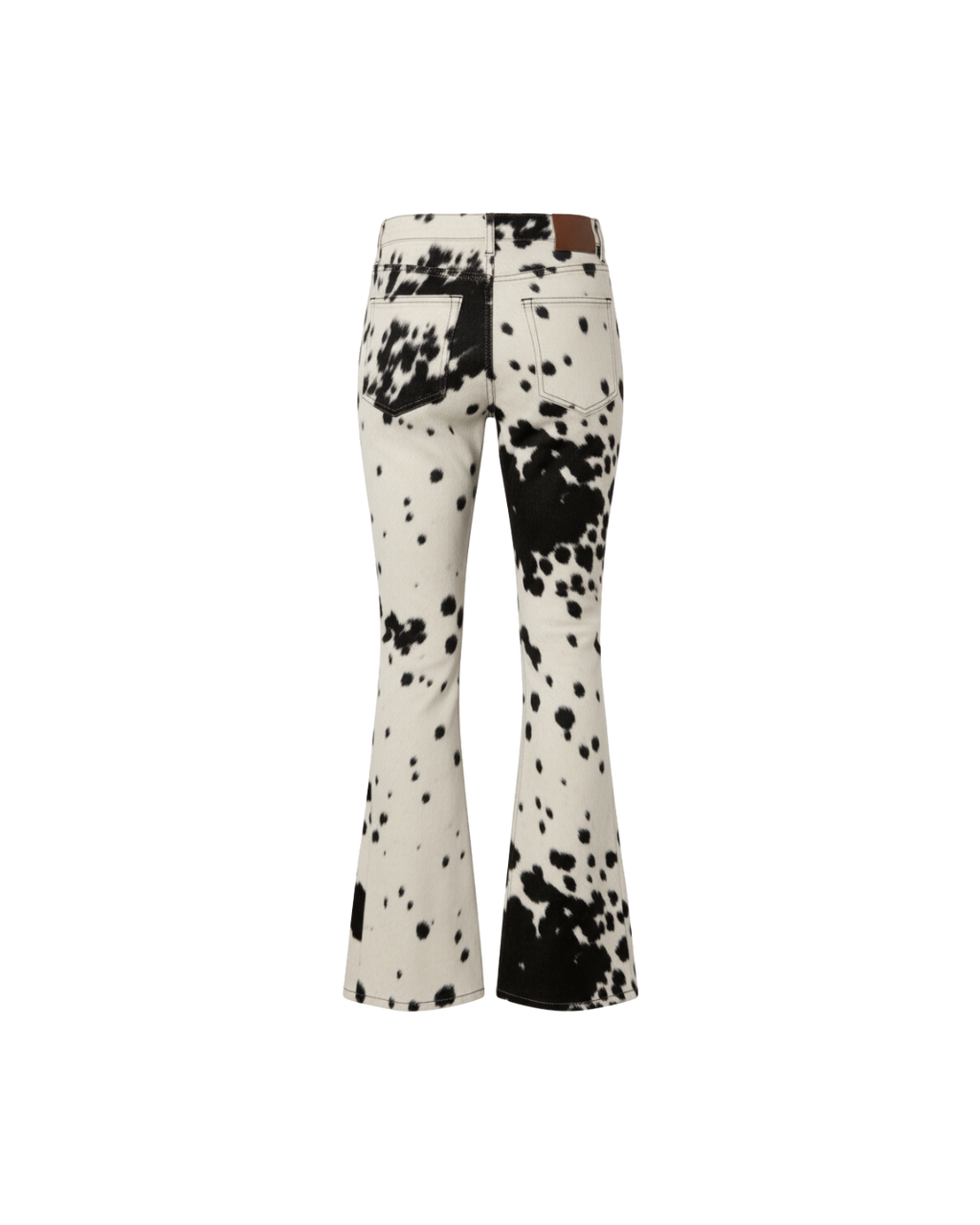 Cowhide Flared Pants