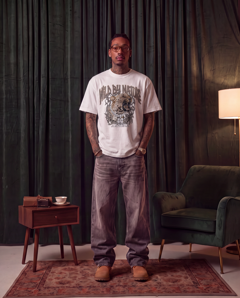 Vintage Washed Frayed T-Shirt
