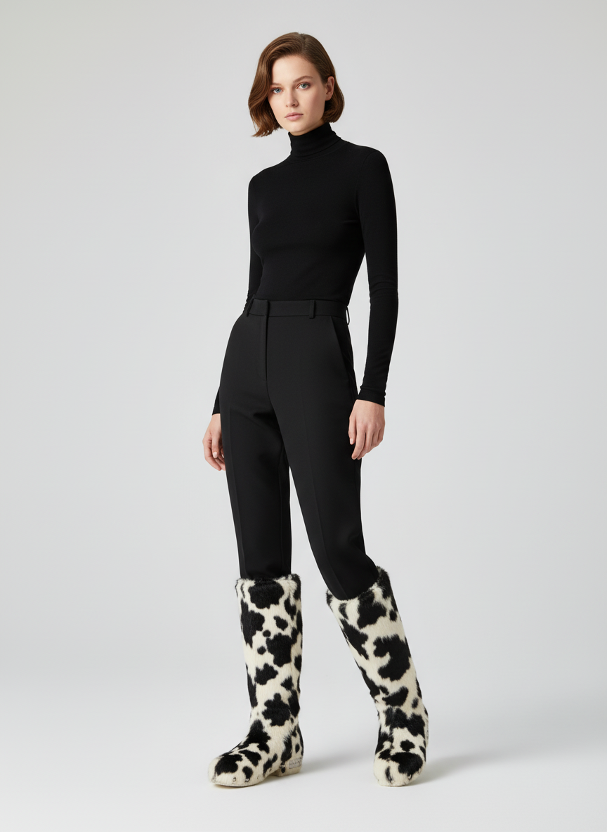 Cowhide Boots