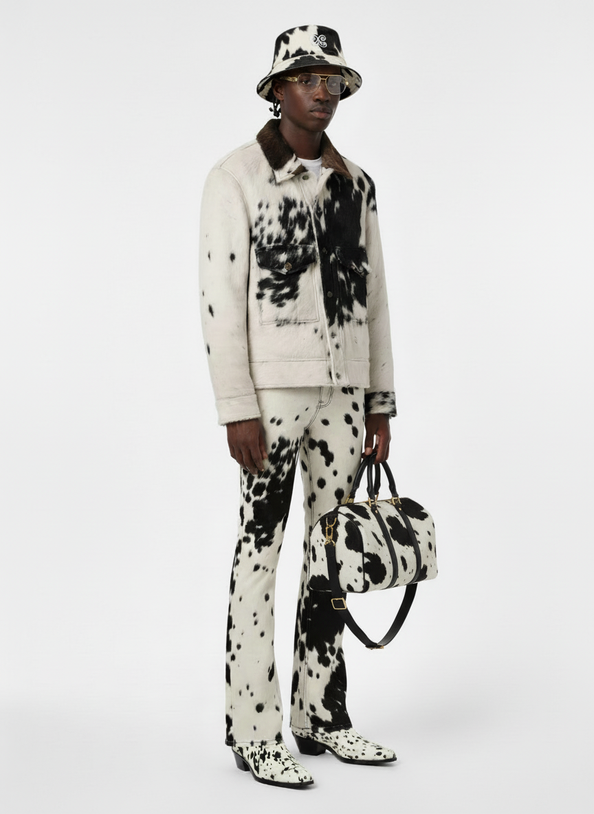 Cowhide Small Keepall Bag